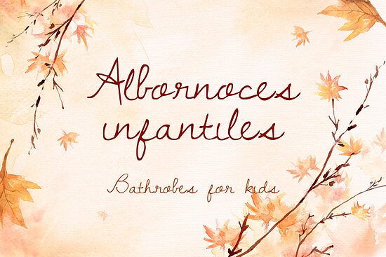 Albornoces infantiles