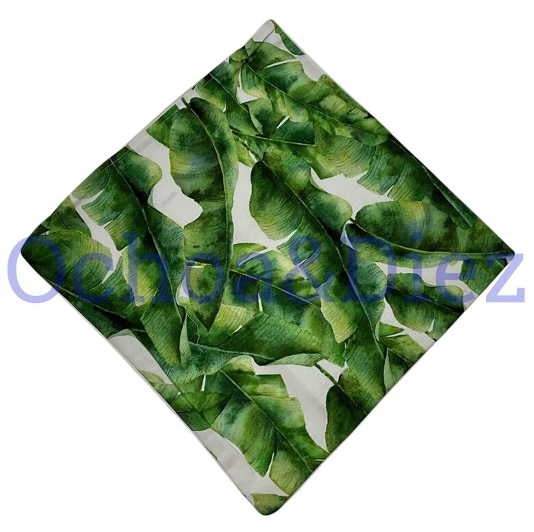 Cojín naturaleza verde