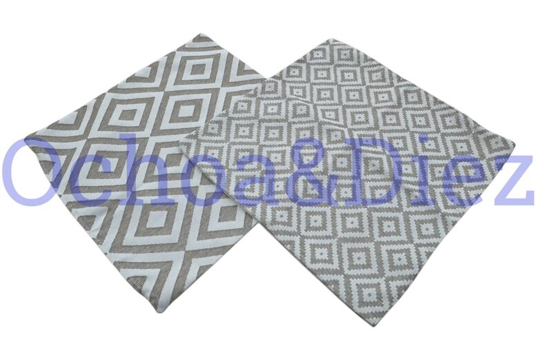 Concentric rhombuses cushion