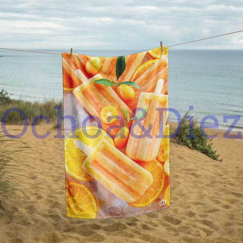 Toalla de playa hielo