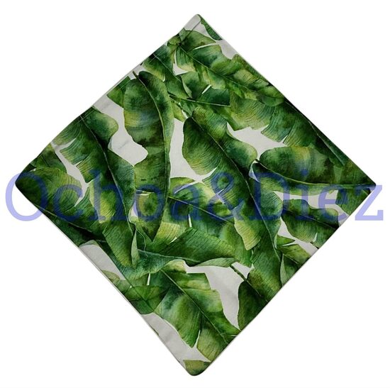 Cojín naturaleza verde