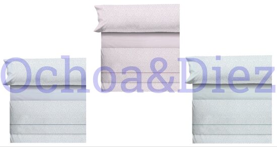 Juego de franela florecillas