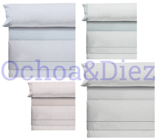 Juego de franela blanco/color