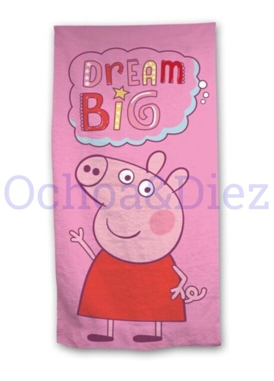 Toalla de playa Peppa Pig
