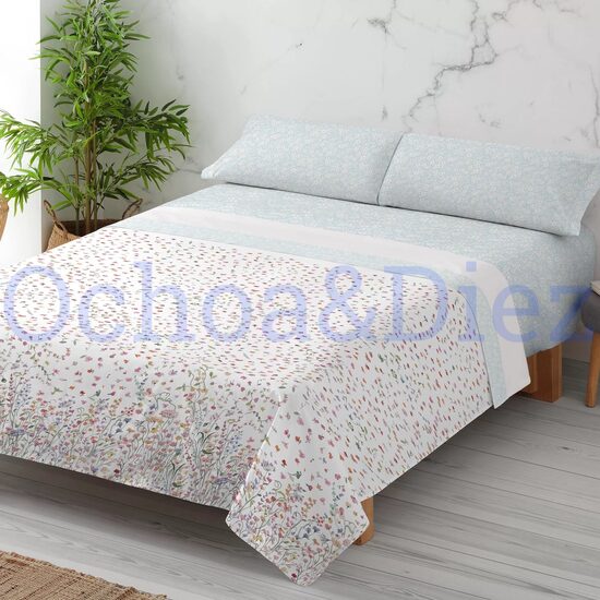 Down flowers sheets