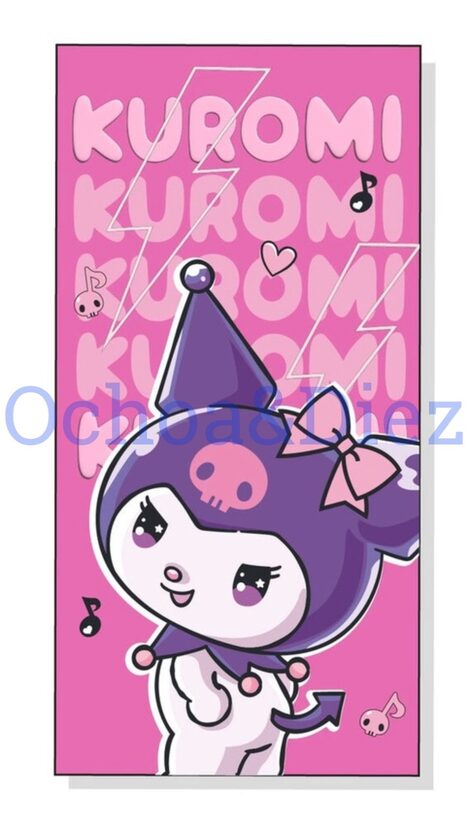 Toalla de playa Kuromi