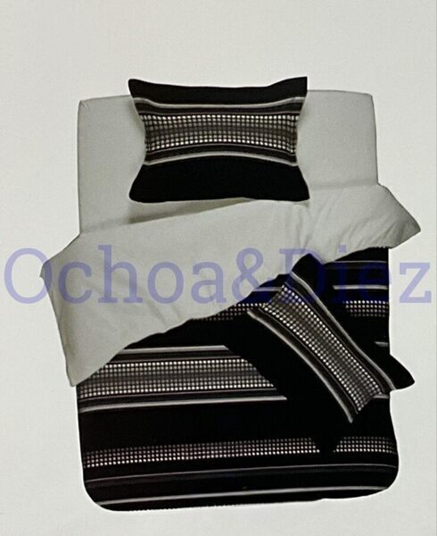 Contrast duvet cover