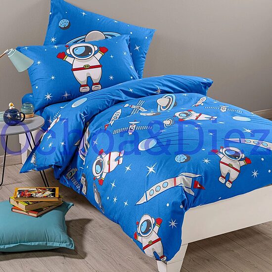Toon space duvet cover