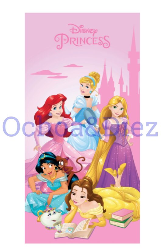 Toalla de playa Princesas Disney
