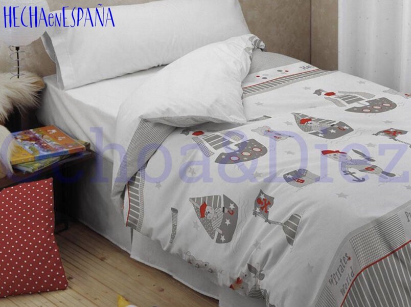 Pirate bears duvet cover