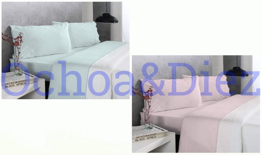 Plain dots coral set