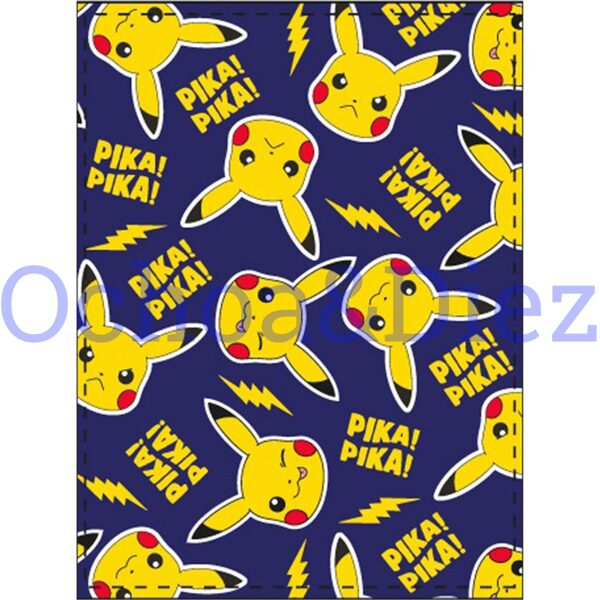 Pikachu throw blanket