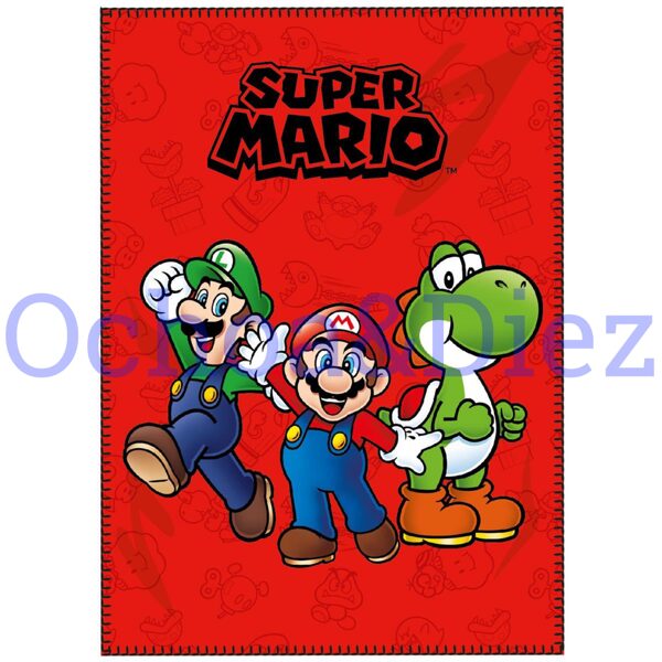 Super Mario throw blanket