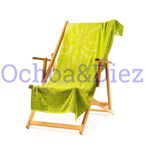 Toalla de playa hoja