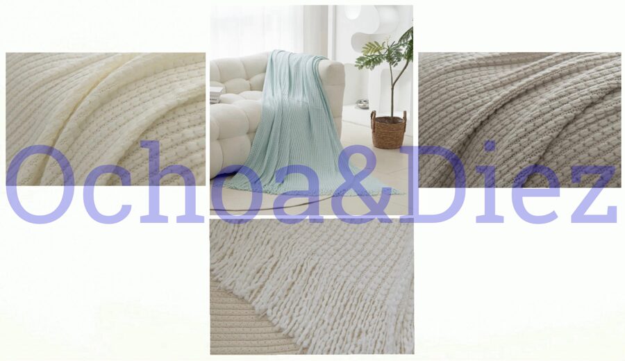 Knot throw blanket