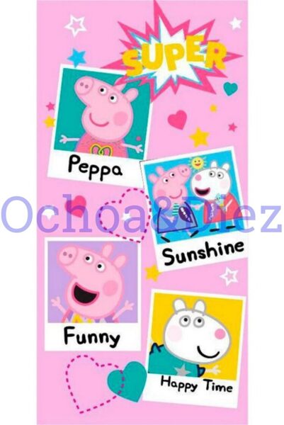Toalla de playa Peppa Pig
