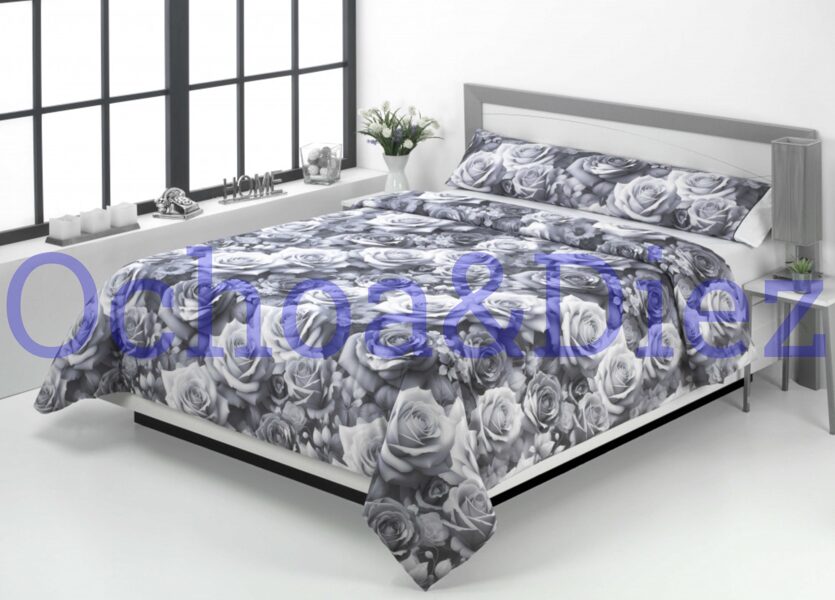 Black roses duvet cover