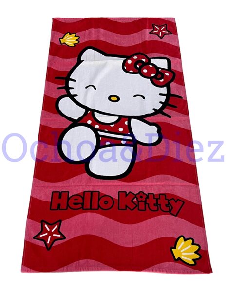 Toalla de playa Hello Kitty