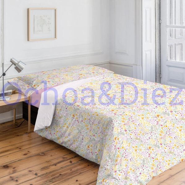 Yellow flowers duvet cover