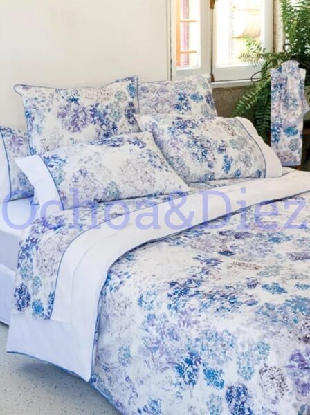 Blue flowers duvet cover