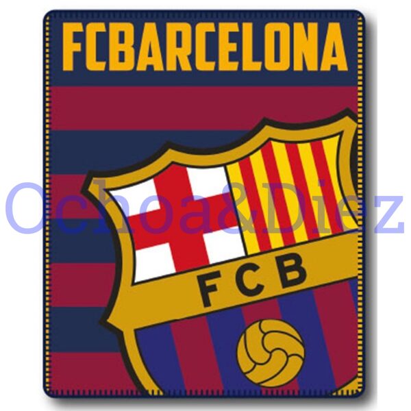 FC Barcelona throw blanket