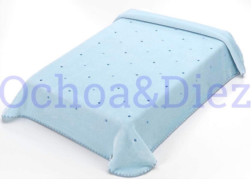 Blue dots blanket